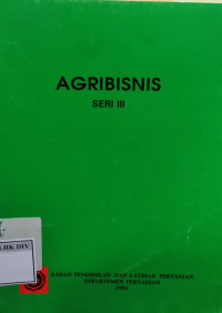 Image of AGRIBISNIS SERI III