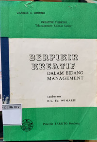 Image of BERFIKIR KREATIF DALAM BIDANG MANAGEMENT