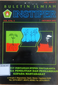 Image of BULETIN ILMIAH INSTIPER VOLUME 8 NO. 2