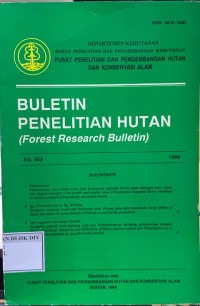 Image of BULETIN PENELITIAN HUTAN