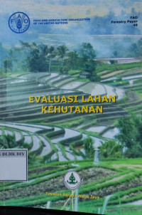 Image of EVALUASI LAHAN KEHUTANAN