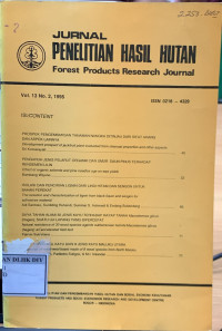 Image of JURNAL PENELITIAN HASIL HUTAN