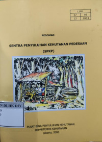 Image of PEDOMAN SENTRA PENYULUHAN KEHUTANAN PEDESAAN (SPKP)