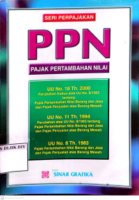 Image of SERI PERPAJAKAN PPN PAJAK PERTAMBAHAN NILAI